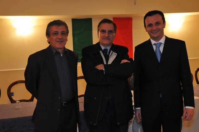 da sinistra: Vincenzo Mastronardi, Leonardo Giordano, Donatello Verre